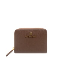 BRACCIALINI BASIC Kleine Brieftasche aus Leder mit Rundum-Reißverschluss - Brieftaschen Damen