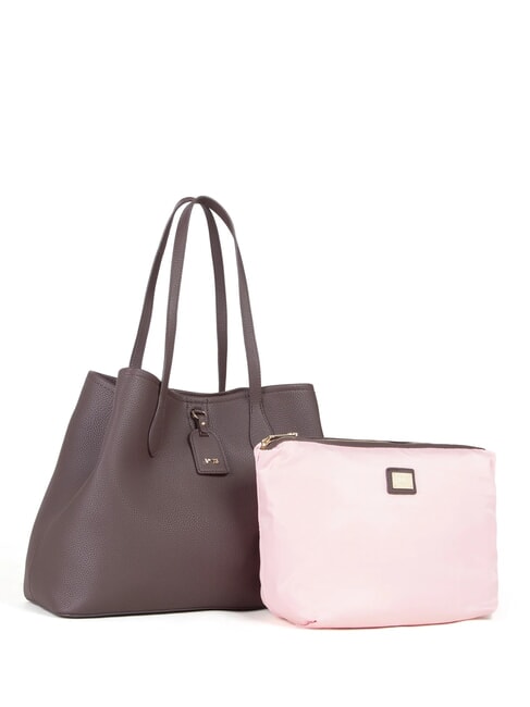 V73 VIVIENNE Einkaufstasche mit Clutch dunkel - Damentaschen