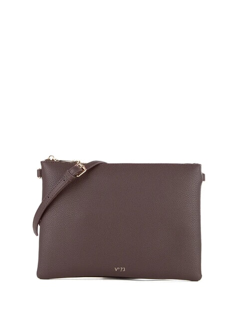 V73 VIVIENNE Flache Clutch mit Schultergurt dunkel - Damentaschen