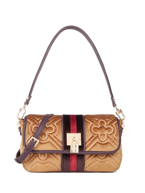 V73 DANA Doppelfunktionstasche mit Überschlag natur/mehrfarbig - Damentaschen