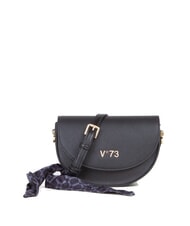 V73 ALICE Tasche mit Klappe und Schal Schwarz - Damentaschen - 1