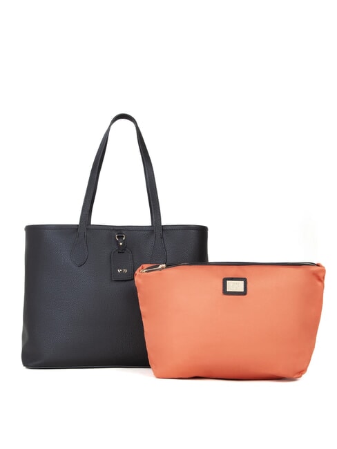 V73 VIVIENNE Einkaufstasche mit Clutch Schwarz - Damentaschen