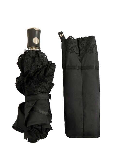 FERRÈ MINI Automatik-Taschenschirm schwarz01 - Regenschirme