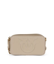 PINKO CARRIE Mini-Umhängetasche aus Leder - Damentaschen