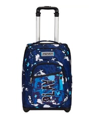 SEVEN SPOTTYBLUE Fester Trolley-Rucksack mit 2 R&auml;dern azur - Rucks&auml;cke mit Trolleyfunktion - 1