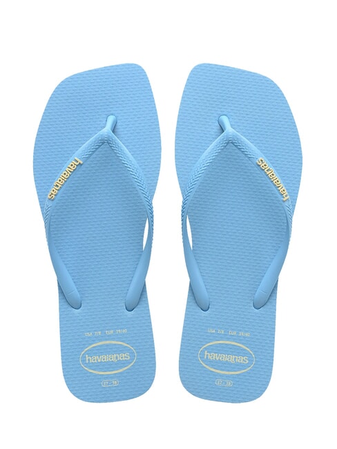 HAVAIANAS SQUARE LOGO Flip-Flops Lavendelblau - Damenschuhe