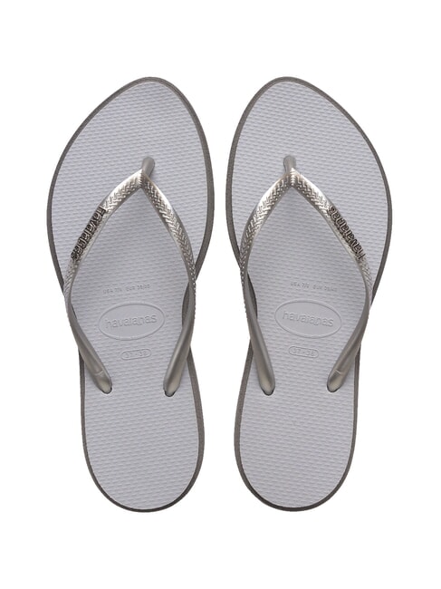 HAVAIANAS SLIM POINT Flip-Flops Stahlgrau - Damenschuhe