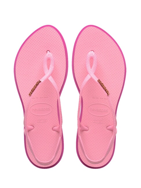 HAVAIANAS LUNA POINT Flip-Flop-Sandale rosa Leuchten - Damenschuhe