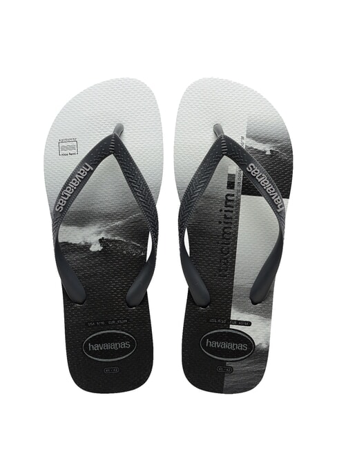 HAVAIANAS TOP SURFER Flip-Flops neuer Graphit/neuer Graphit - Herrenschuhe
