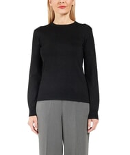 JOHN RICHMOND PARANA Lurex-Cardigan mit Rundhalsausschnitt - Damenpullover