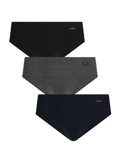 JOHN RICHMOND ARY 3 Slips mit niedriger Taille schwarz/blau/gr - Herrenslip