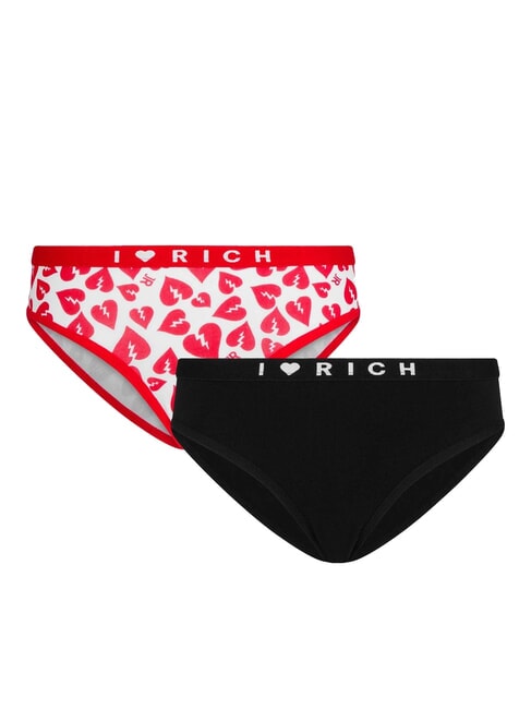 JOHN RICHMOND ROY 2 Slips mit niedriger Taille weiß/schwarz - Damenslip