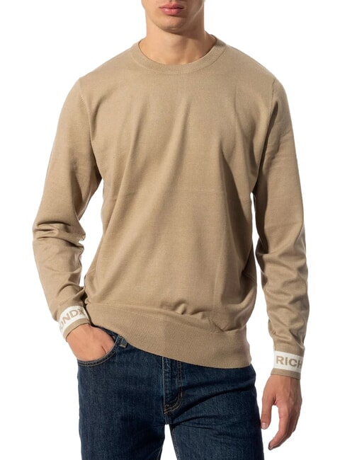 RICHMOND X ARTUSO Pullover mit Logo-Bündchen Chinchilla - Herrenpullover