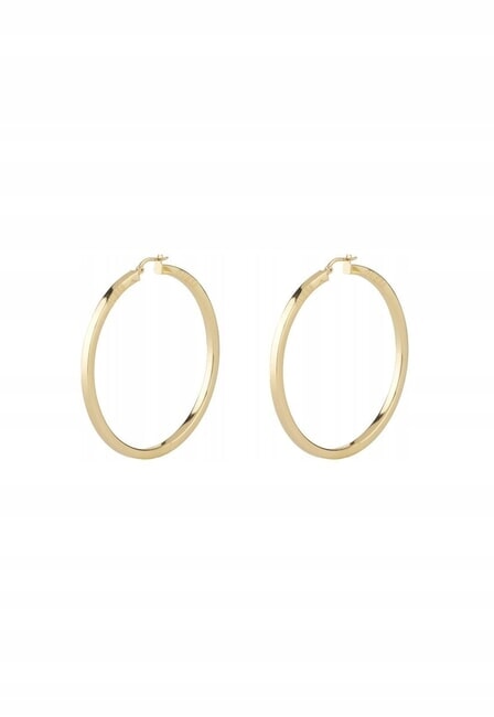 GUESS HOOPS I DID IT AGAIN Mittelgroße Creolen gelbes Gold - Ohrringe