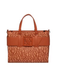 ARMANI EXCHANGE LOGO ALL OVER Handtasche mit Schultergurt - Damentaschen