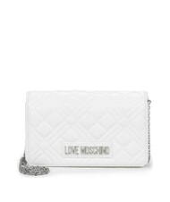 LOVE MOSCHINO QUILTED Mini Bag mit Schultergurt Weiß - Damentaschen - 1