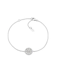 AMEN FIORE DELLA VITA Silberarmband mit Kristallen - Armbänder