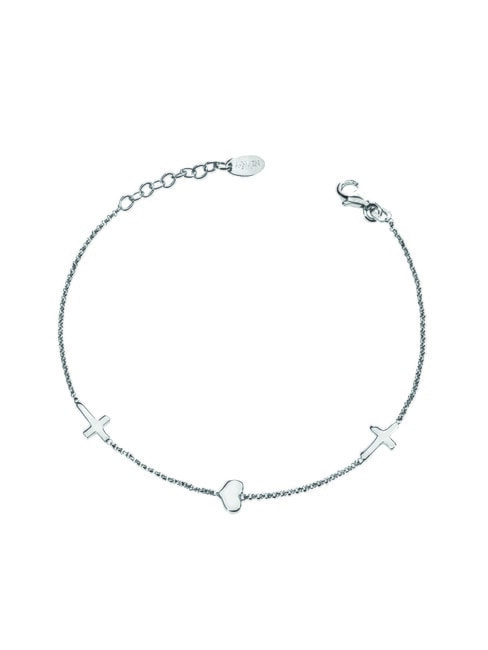 AMEN PREGA E AMA Silberarmband Rhodium - Armbänder