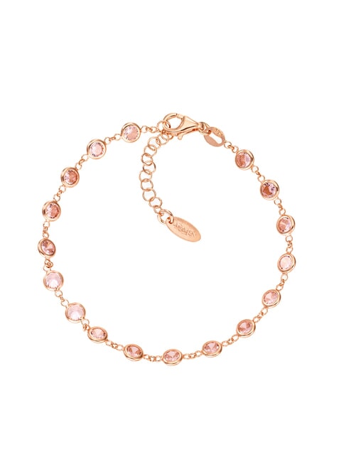AMEN TENNIS Silberarmband mit Zirkonia Rose - Armbänder
