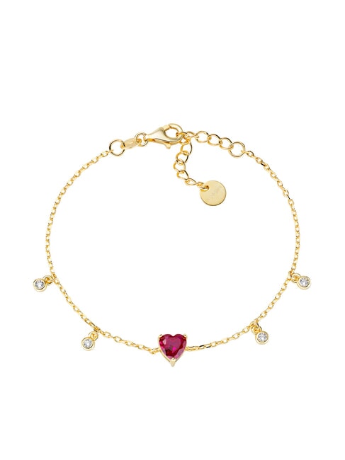 AMEN AMORE Armband mit Herz und Charms Gold - Armbänder