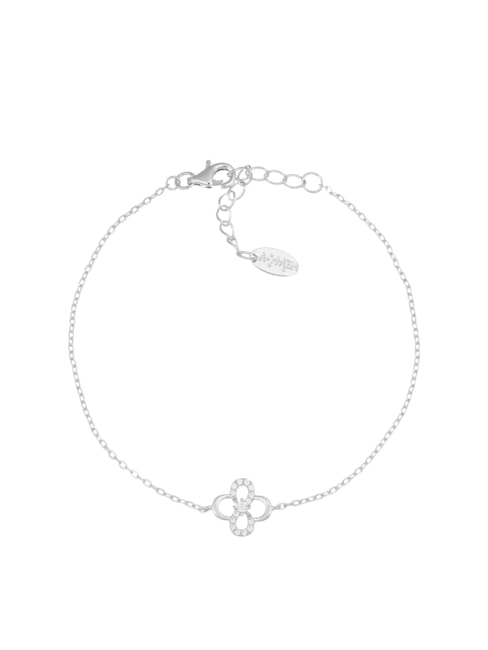 AMEN COCCOLE LUXURY Unendlichkeitsblume Silberarmband Rhodium - Armbänder