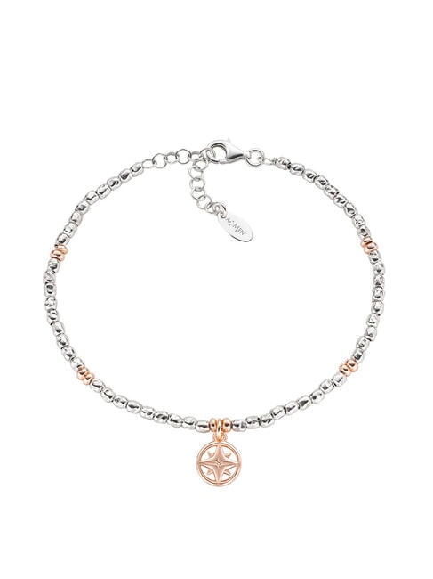 AMEN ELEMENTI Armband mit Windrose Rhodium/Rosš - Herrenarmbänder