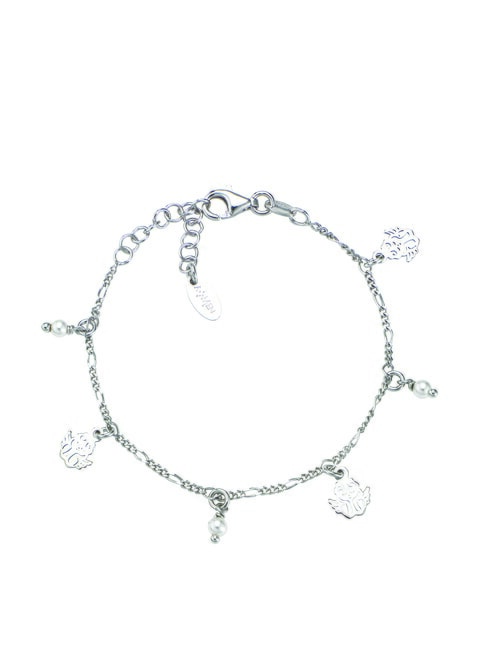 AMEN JUNIOR Multicharm-Armband mit Perlen Rhodium - Kinderarmbänder