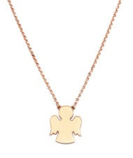 AMEN COCCOLE Silberkette mit kleinem Engel - Halsketten