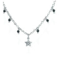 AMEN CANDY CHARM Silberkette mit Stern und Anhängern - Halsketten