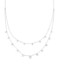 AMEN COCCOLE Silberne Herzkette - Halsketten