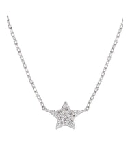 AMEN STELLE Silberne Stern-Zirkonia-Halskette - Halsketten