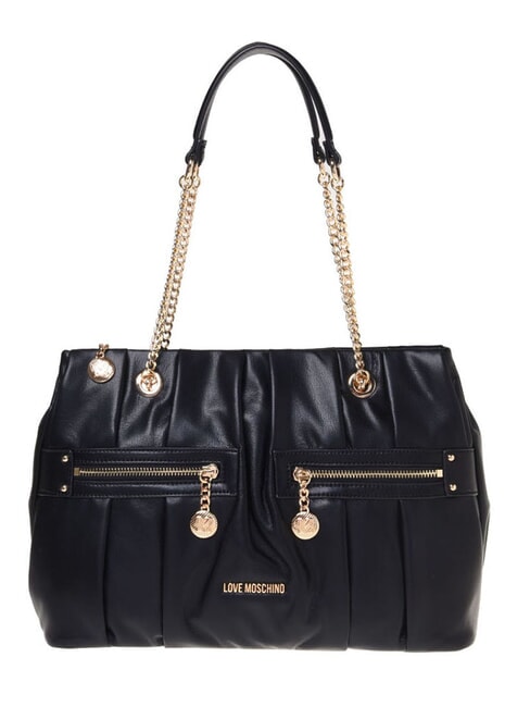 LOVE MOSCHINO ZIPPER Umhängetasche Schwarz - Damentaschen