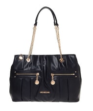 LOVE MOSCHINO ZIPPER Umhängetasche Schwarz - Damentaschen - 1