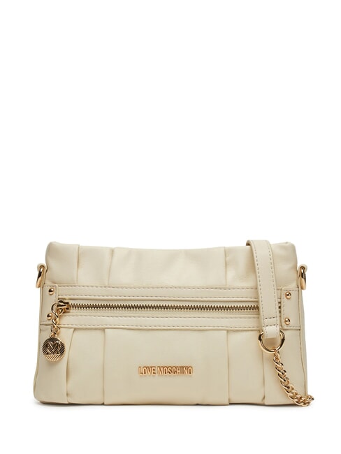 LOVE MOSCHINO ZIPPER Umhängetasche Elfenbein - Damentaschen
