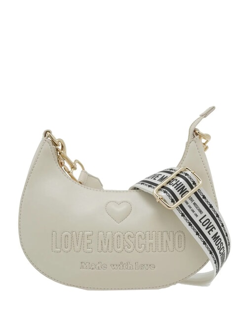 LOVE MOSCHINO MADE WITH LOVE Umhängetasche Elfenbein - Damentaschen
