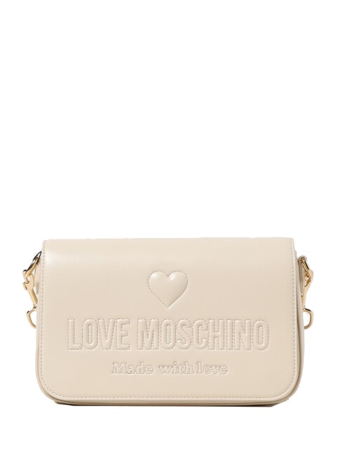 LOVE MOSCHINO MADE WITH LOVE Umhängetasche Elfenbein - Damentaschen
