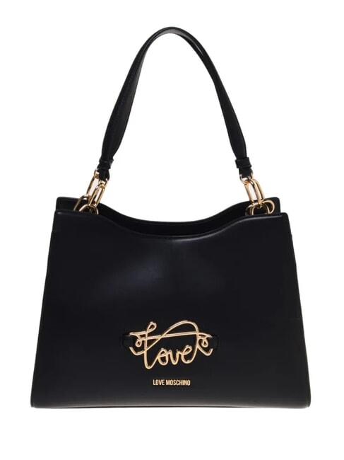 LOVE MOSCHINO CURSIVE L Umhängetasche Schwarz - Damentaschen