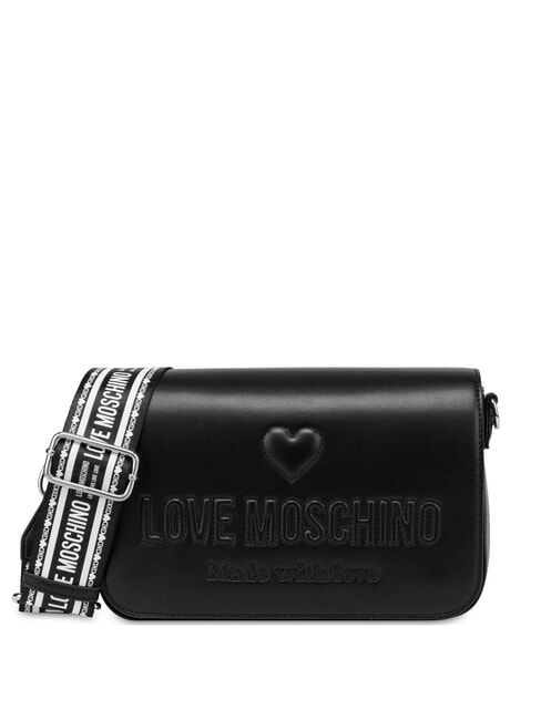 LOVE MOSCHINO MADE WITH LOVE Umhängetasche Schwarz - Damentaschen