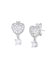 AMEN COCCOLE LUXURY Herzohrringe mit Anhänger - Ohrringe