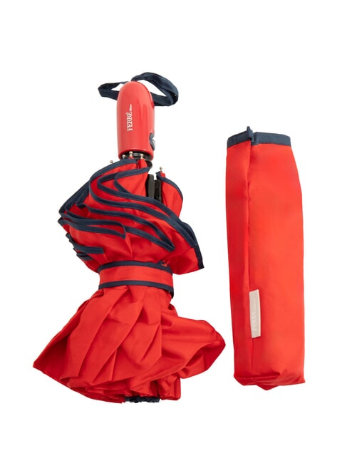 FERRÈ MINI Regenschirm mit automatischem Öffnen/Schließen rot / schwarz - Regenschirme