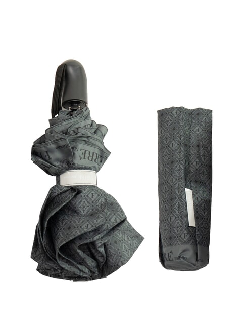 FERRÈ MINI Winddichter Taschenschirm graue Krawatte 01 - Regenschirme