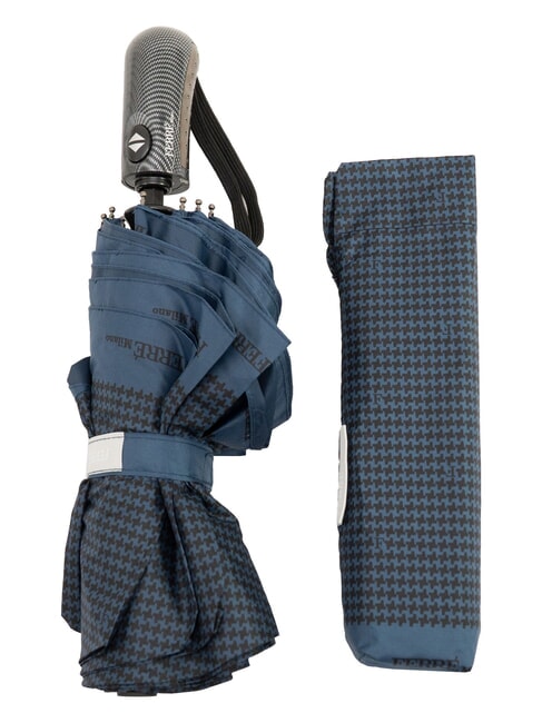 FERRÈ JUMBO Mini-Automatikschirm schwarzes Logo 03 - Regenschirme