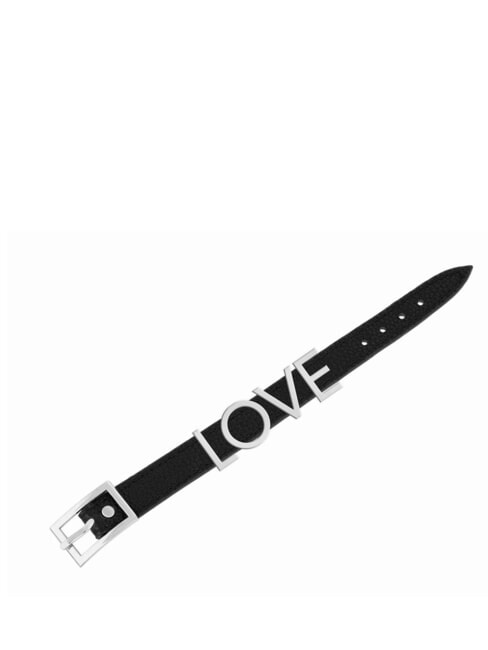 LIUJO LOVE Lederarmband Schwarz - Armbänder