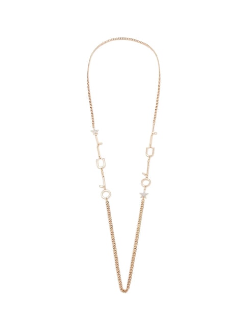 LIUJO LETTERS Halskette goldene Rose - Halsketten