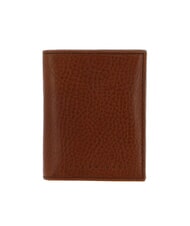 THE BRIDGE ETTORE Vertikales Kartenetui aus Leder Braun / Ruthenium - Brieftaschen Herren - 1