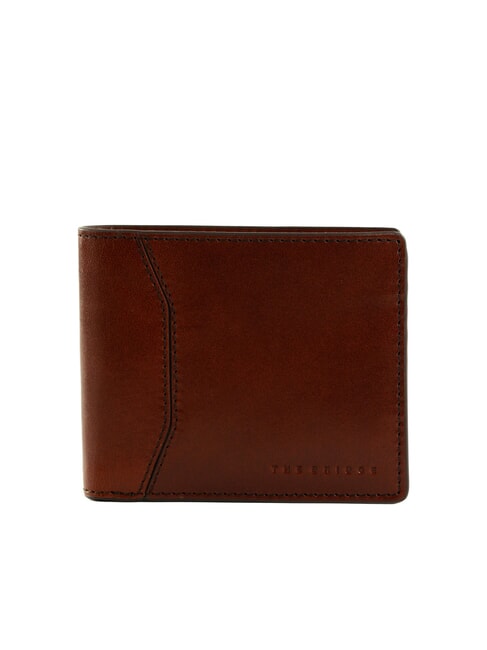 THE BRIDGE FILIPPO Lederbrieftasche 8 cc Braun / Ruthenium - Brieftaschen Herren
