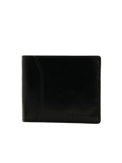 THE BRIDGE FILIPPO Lederbrieftasche 8 cc schwarz / mattes dunkles Ruthenium - Brieftaschen Herren