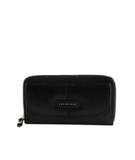 THE BRIDGE ELISABETTA Große Lederbrieftasche mit Fach Schwarzes Gold - Brieftaschen Damen - 1