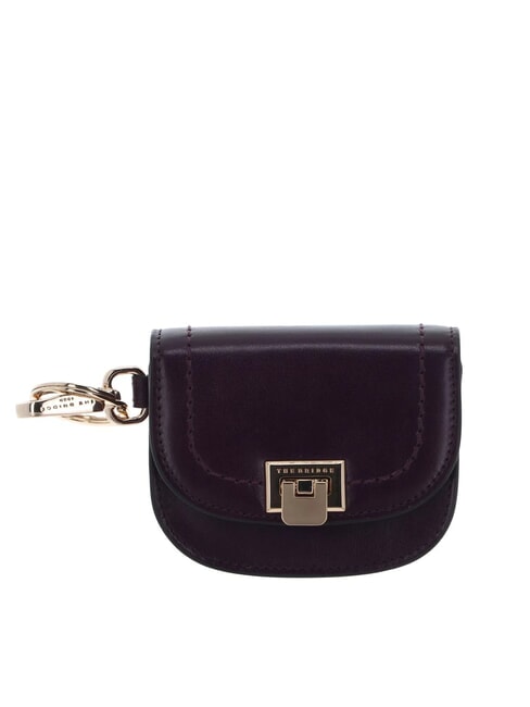 THE BRIDGE FEDERICA Leder-Geldbörse mit Schlüsselring Traube abb. Gold - Brieftaschen Damen