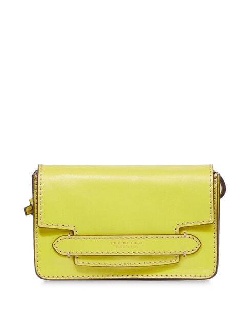 THE BRIDGE LUCREZIA  Mini-Umhängetasche aus Leder Limette mit Gold - Damentaschen